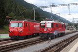 MGB HGe 4/4 II 105 e RhB Ge 4/4 II 617 'Ilanz'